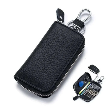 Modular brass key organizer compact pocket key holder front view