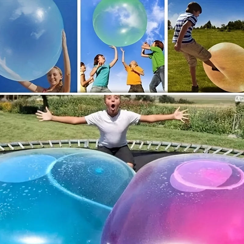 Inflatable bubble water ball kids outdoor fun toy