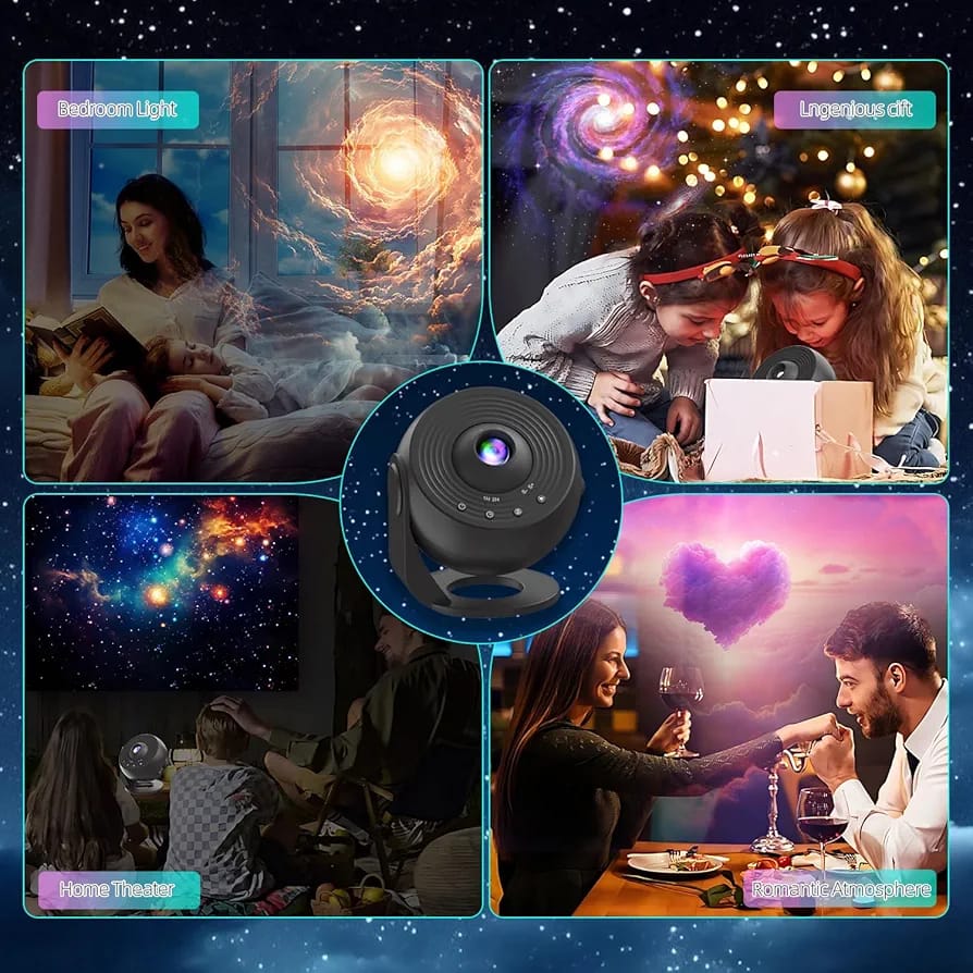 Night Light Galaxy Projector