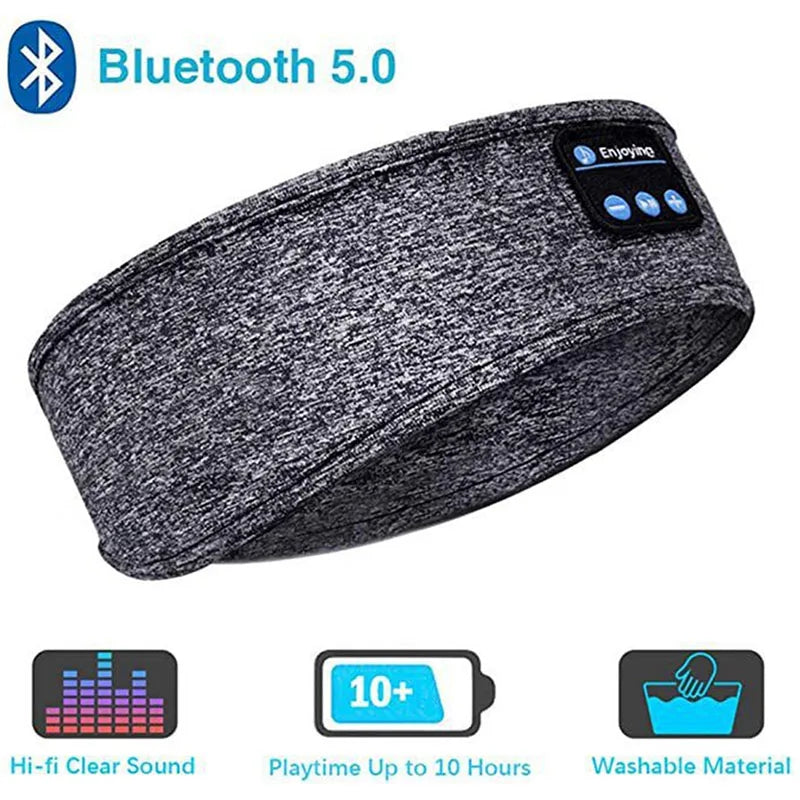 Bluetooth 5.2 sleep headband headphones USB rechargeable detail