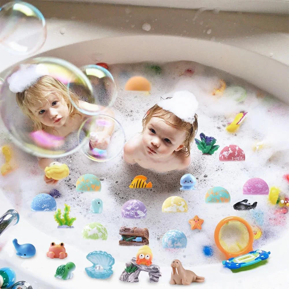 Kids bath bomb set gift packaging birthday present
