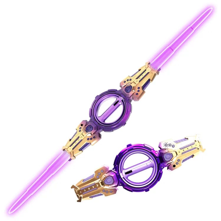 Lightsaber toy double edge sound effects detail