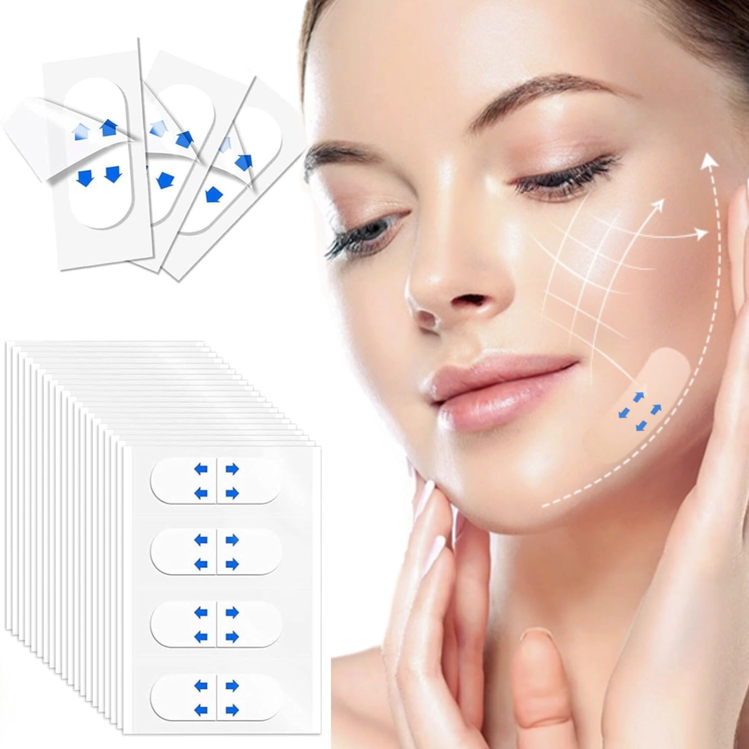 invisible face lift Stickers