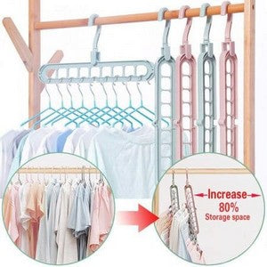 9-in-1 smart cascading hanger space-saving closet organizer