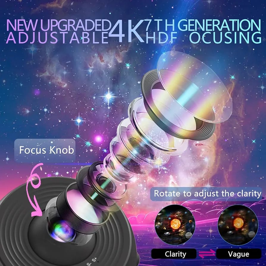 Night Light Galaxy Projector