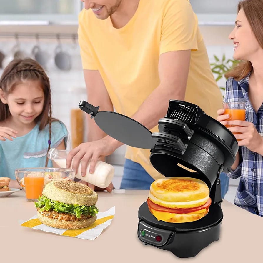 Burger maker with adjustable thickness settings