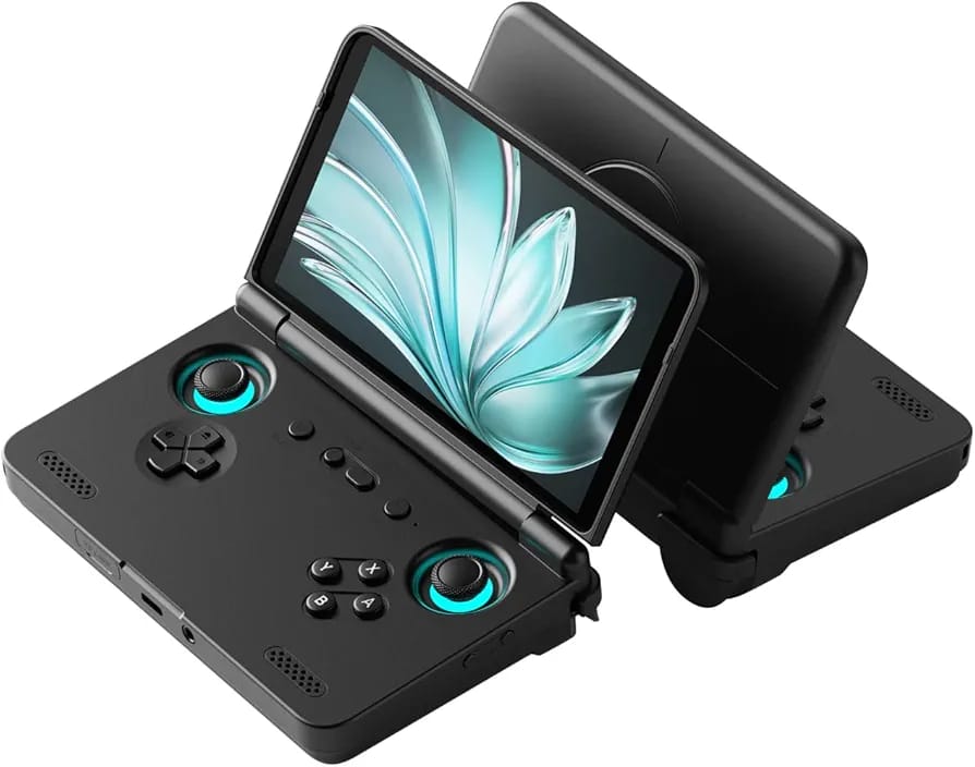 Flip 2 retro handheld console folded compact pocket size