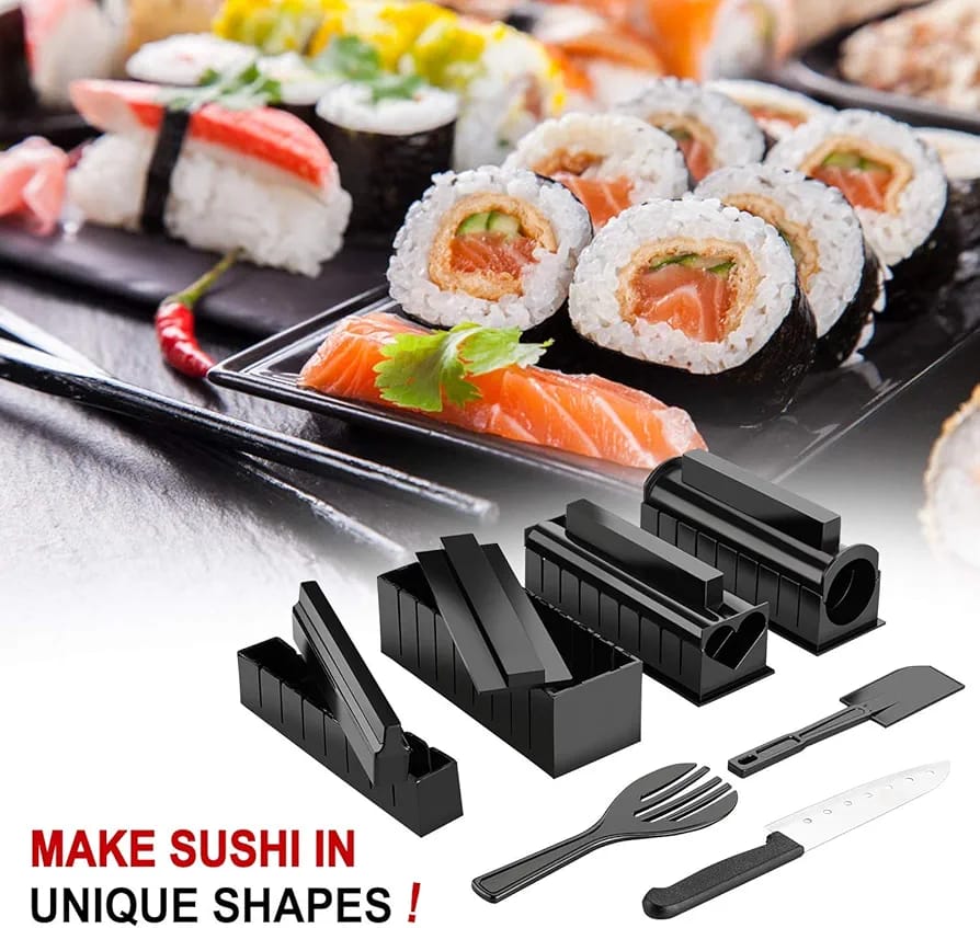 Sushi maker kit complete set front view