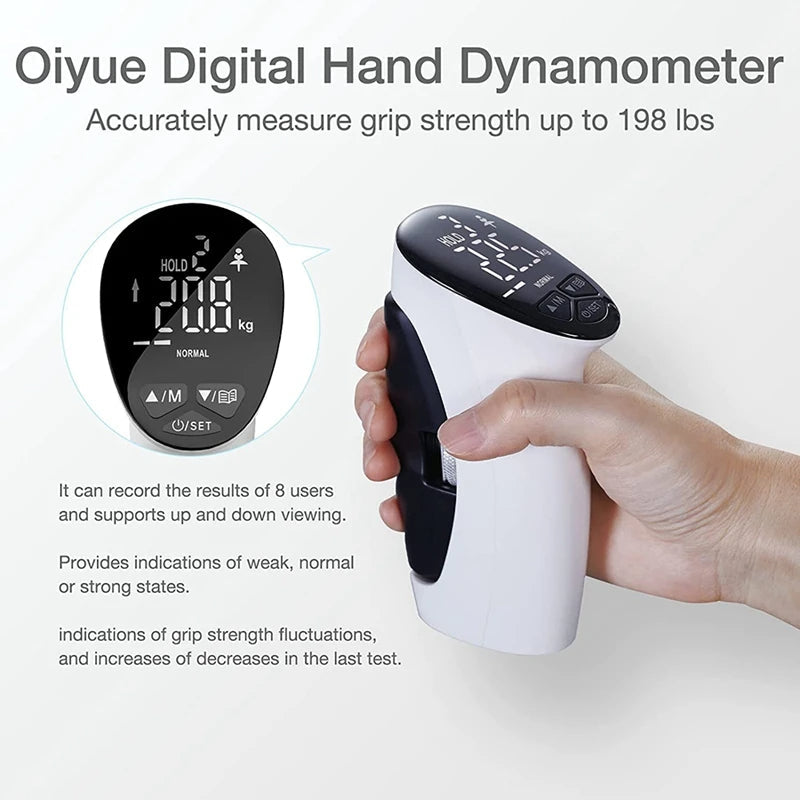 Portable hand grip strengthener USB rechargeable fitness tool