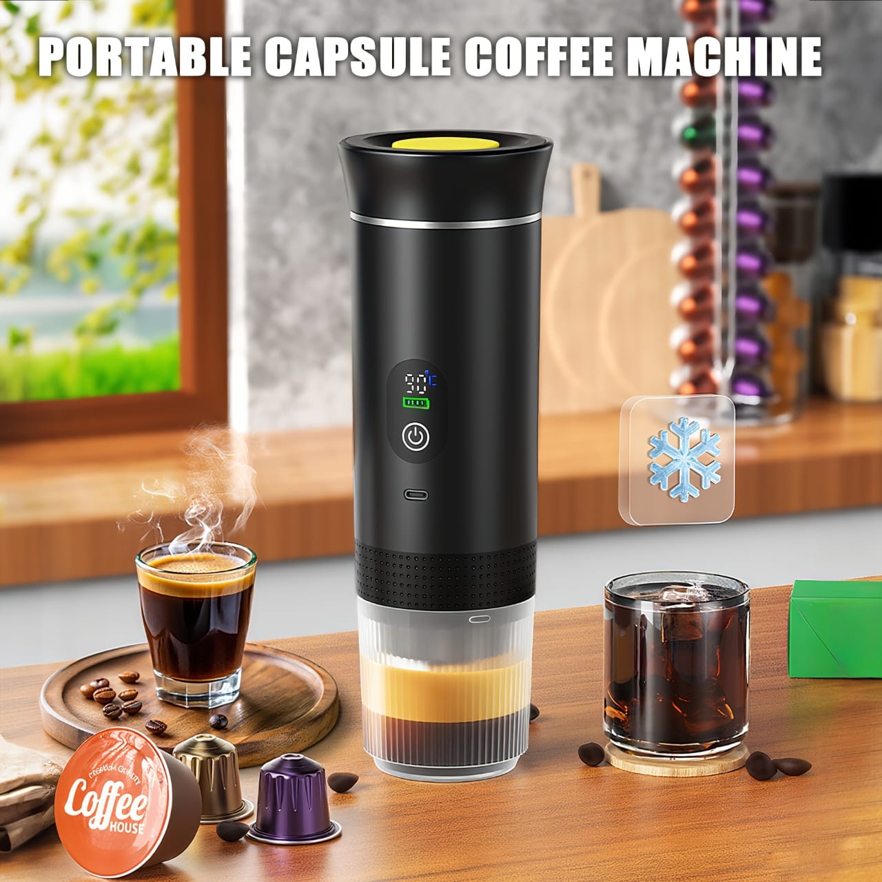 PORTABLE ESPRESSO COFFEE MAKER