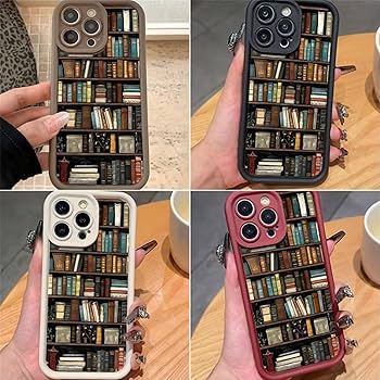 Book Shelf Silicone iPhone Case