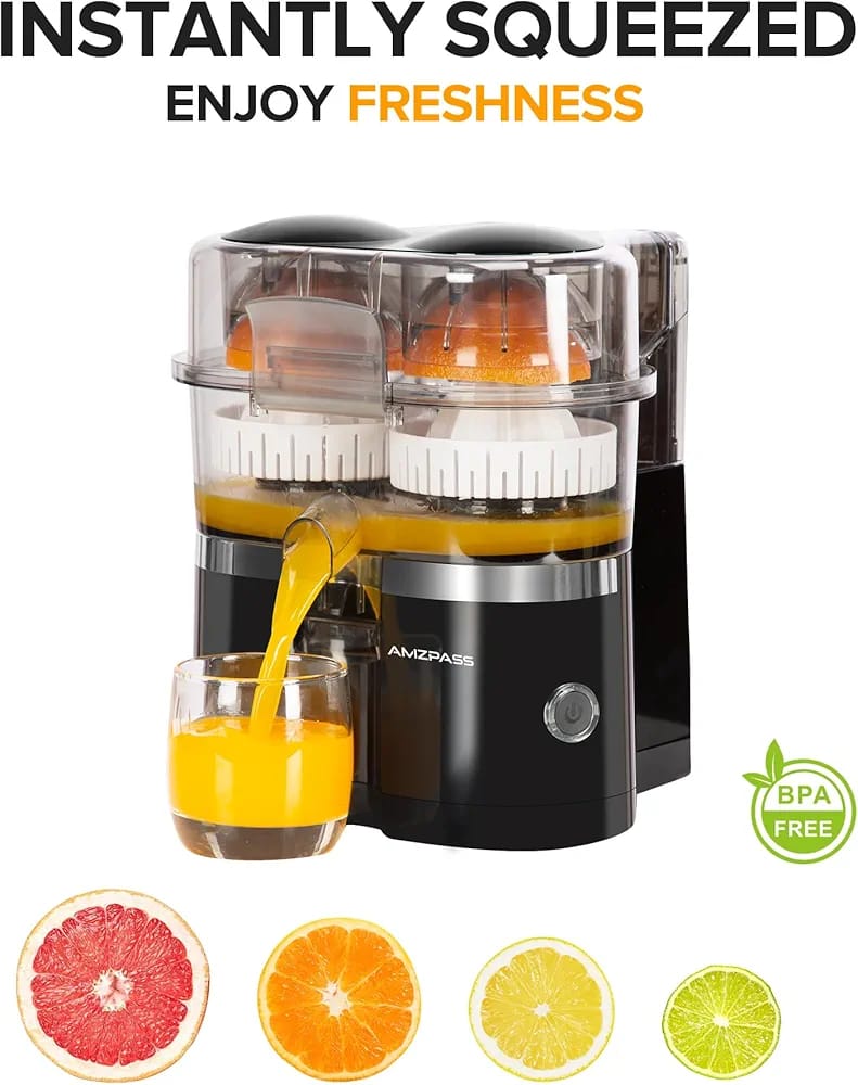Dual Head Electric Citrus Juicer
