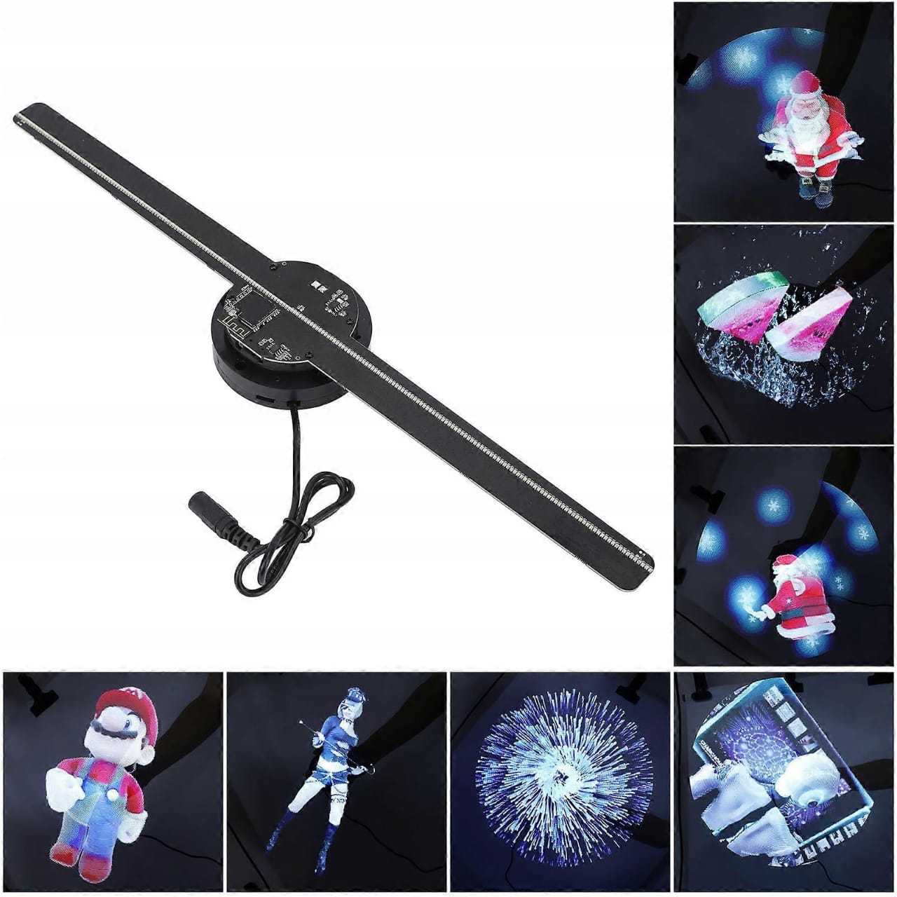 3D hologram fan custom content upload detail