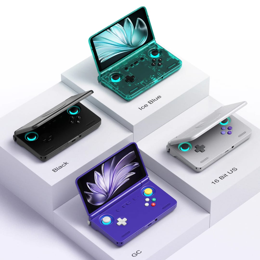 Flip 2 retro handheld game console front view